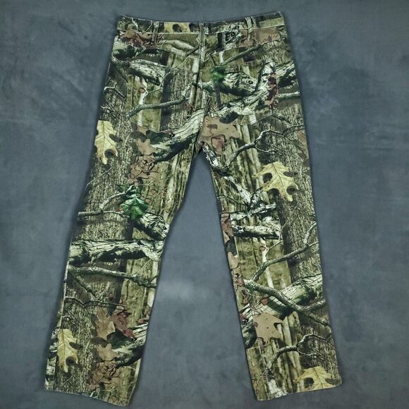 Mossy Oak Break-Up Infinity Pants Mens 36x30 Camo Hunting Outdoor Cotton - Picture 2 of 14